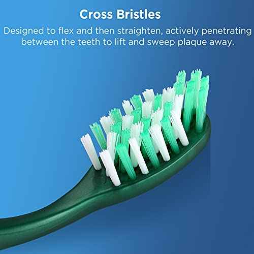 Extra Firm Toothbrushes for Adults, Extra Hard Bristles, 6 Count
