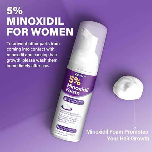 5% Minoxidil Foam for Women Hair Growth Foam Suitable for Hair Thinning Receding Hairline and Hair Loss to Hair Regrowth Get Thicker Fuller Hair 3 Bottles 2.11 Ounces Each