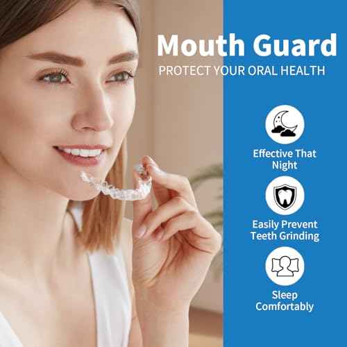 Mouth Guard for Grinding Teeth at Night,Night Guards for Teeth Grinding.Food-Grade&Comfotable Safety Mouth Guard for Sleeping(4 Packs).