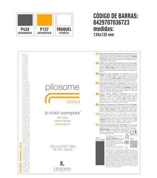 Pilosome Stimul Shampoo for Hair Loss 1000 ml / 33.5 OZ