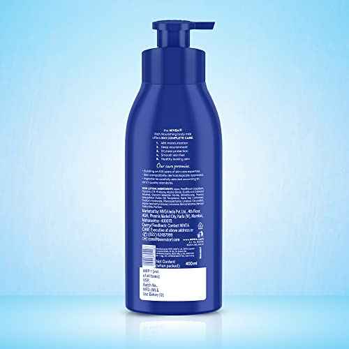 Nivea Nourishing Lotion Body Milk Richly Caring For Very Dry Skin, 400ml