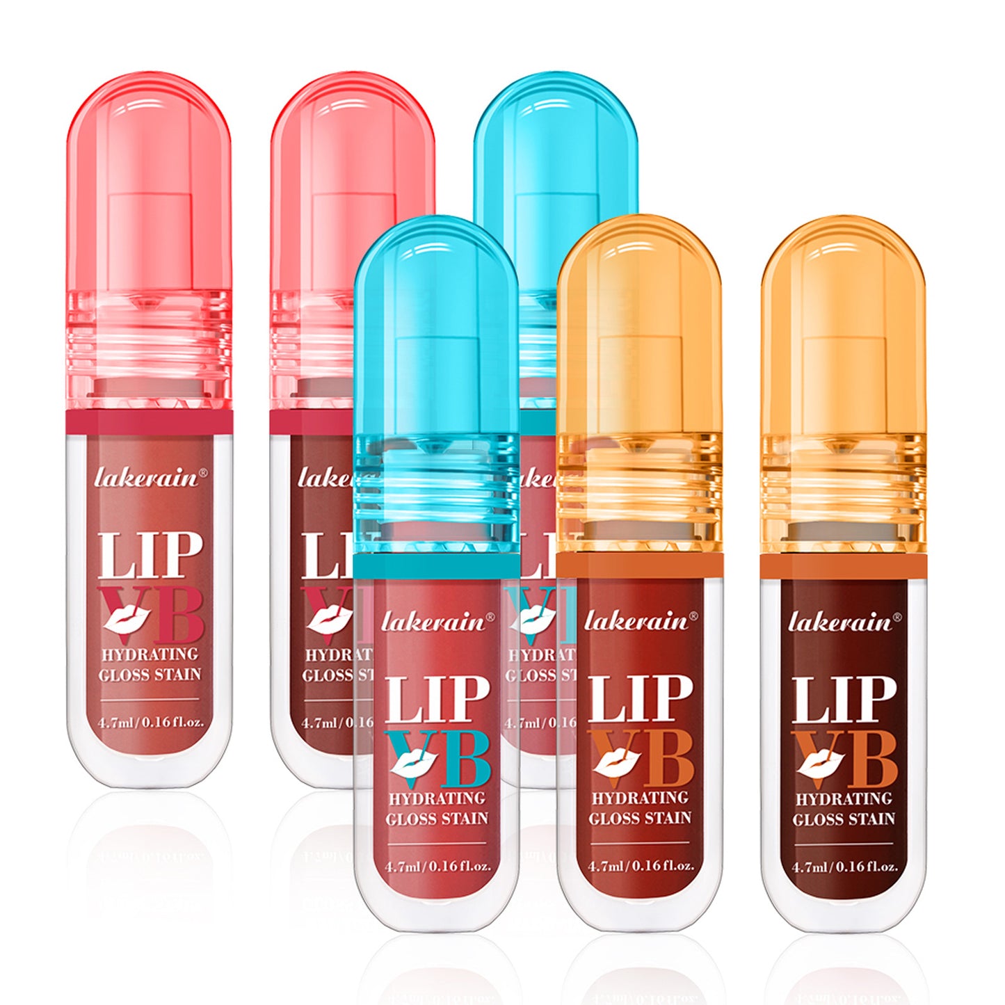 Hydrating Lip Gloss Set - Long-Lasting Moisturizing Lip Color, 6 Shades