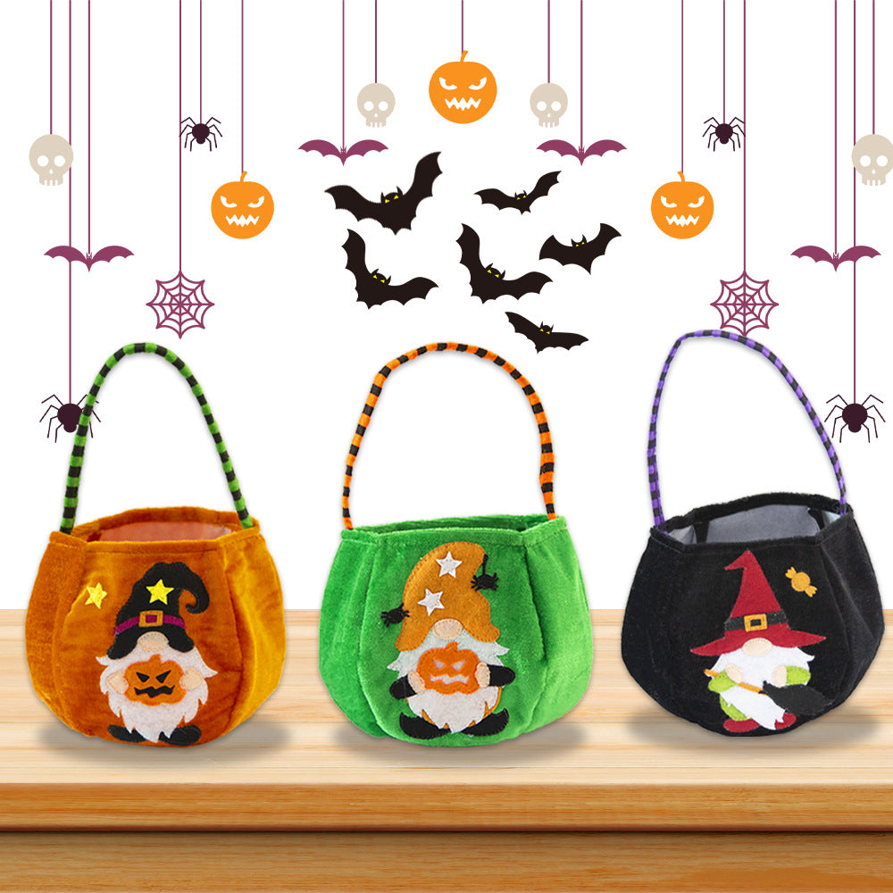 Halloween Cartoon Forest Man Candy Bag Set for Festive Parties