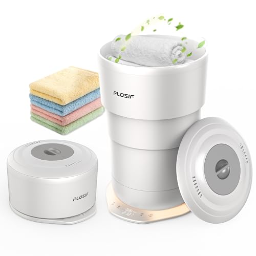 Foldable Towel Warmer for Bathroom, 21L Large Capacity Hot Towel Warmer - Fits 2 Oversized Towels, Blankets, Bathrobes, Spa-Like Towel Heater with 4 Timers, Auto Shut Off and Ambient Lighting