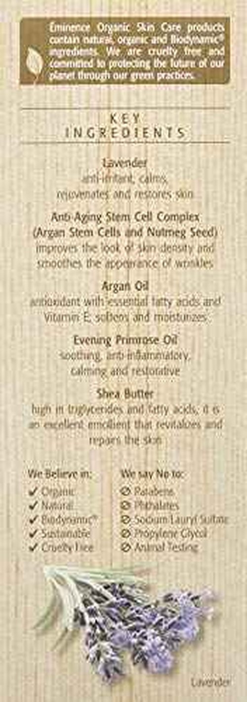 Eminence Lavender Age Corrective Night Eye Cream, 1.05 Ounce