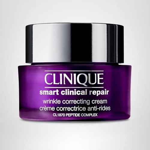 Clinique Smart Clinical Repair Wrinkle Correcting Anti Aging Face Cream With Hyaluronic Acid + Peptides For All Skin Types | Hydrating, 1.7 Fl Oz