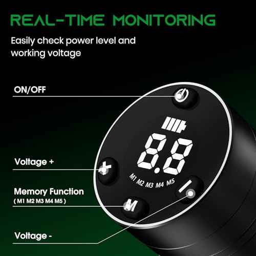 INKin Tattoo Gun Kit for Beginners Complete Set, Wireless Tattoo Machine with 3.5mm Stroke Length, 16Pcs Tattoo Needles Mixed and 10Pcs Tattoo Inks, Ideal Starter Set for Practice and Learning