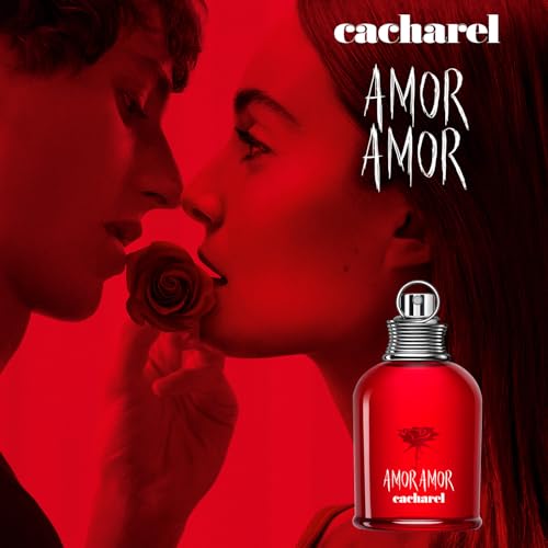Cacharel Amor Amor - Eau de Toilette & Fragrance Gift Set for Women, Floral, Ambery, Fruity With Notes of Jasmine & Vanilla