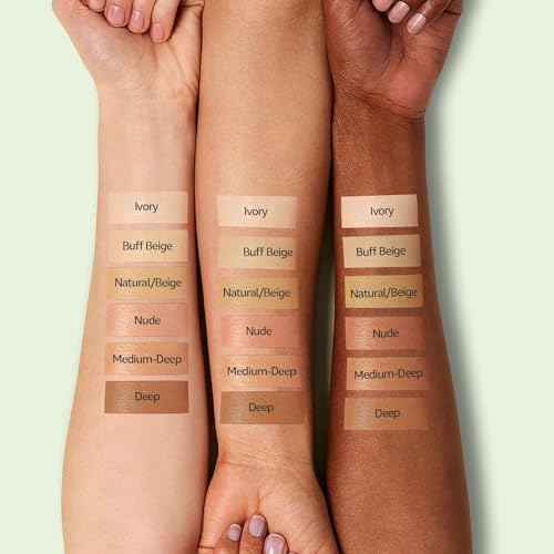 Mushroom Head Air Cushion CC Cream - BB Cream Makeup Brightening & Moisturizing, Full Coverage Concealer for Older Women, Oil Control Foundation for Mature Skin (Natural, 3.21 Ounce (Pack of 1))