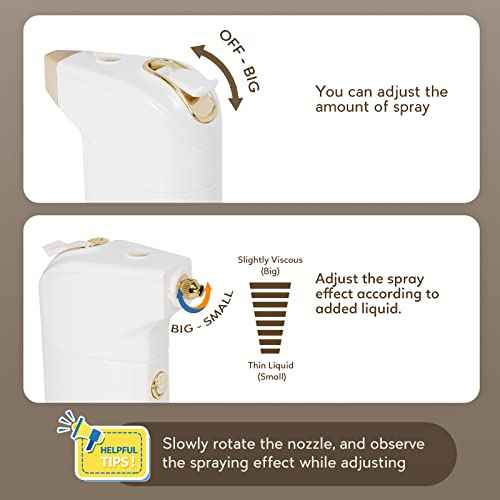 PELCAS Air Airbrush Makeup, Cordless Professional Airbrush Foundation Machine, Airbrush Compressor Set for Face at Home SPA(White)