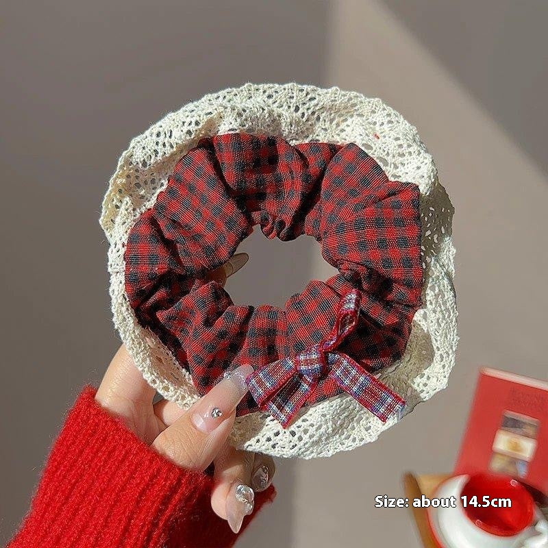 Summer Sweet Lace Scrunchie Hair Tie - Elegant Floral Hair Accessory