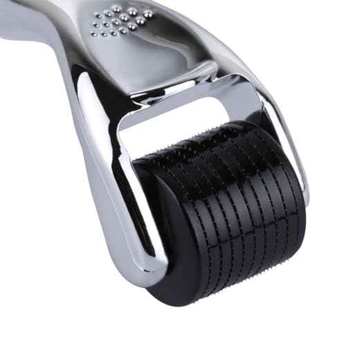 Professional Derma Roller Titanium Micro Needles Roller for Men and Women Microneedling Derma Roller for Home Use - Storage Case & Manual Included