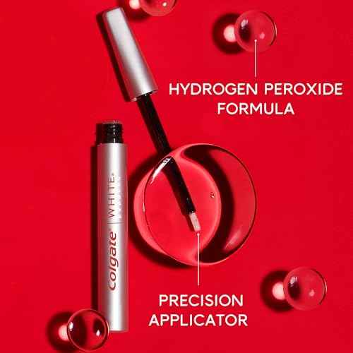 Colgate Optic White Express Teeth Whitening Pen, Enamel-Safe Tooth Whitening Applicator, Helps Whiten Teeth in As Little As 1 Day of Use, 7 Day Whitening Treatment, 0.08 fl oz