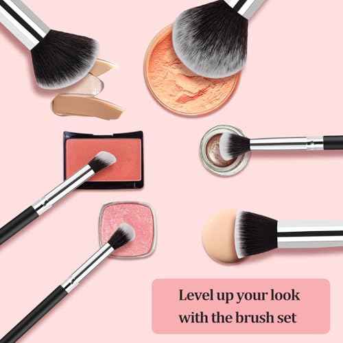 Stocking Stuffers for Women Teen Girls - Christmas Gifts 13 Pcs Makeup Brushes Set, Premium Kit with Foundation Concealer Makeup Blush Sponge, Professional Beauty Accessories for Women Sister Birthday