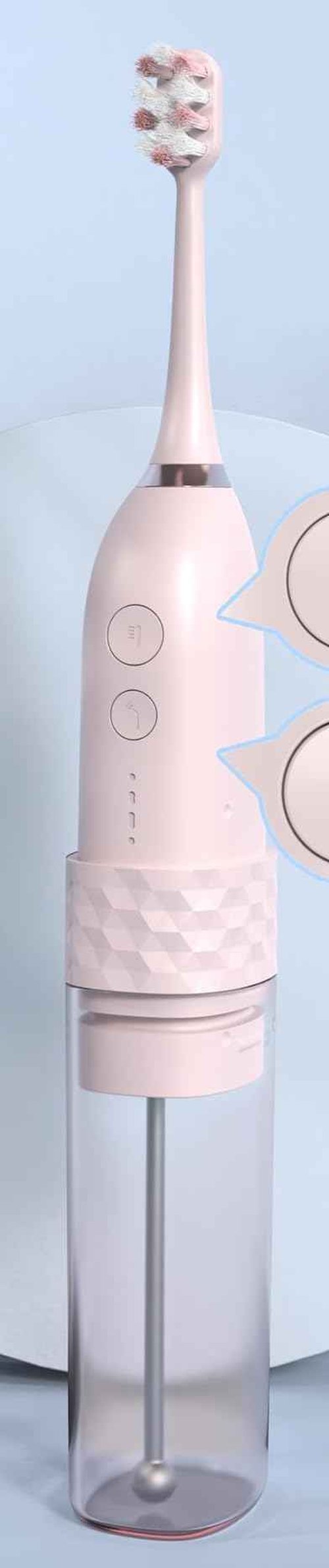 Portable Water flosser with Electric Toothbrush, 2 in 1 Teeth Cleaning Kit