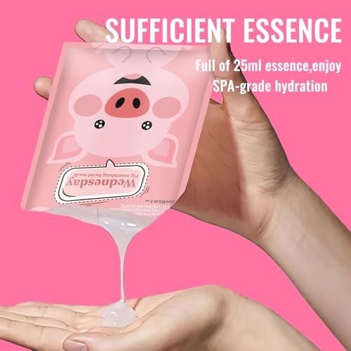 7 Pack Face Mask Skin Care for Kids, Animal Character Kids Face Mask, Spa Party Supplies for Girls, Sleepover Party Supplies for Girls, Teen Girl Gifts, Stocking Stuffers for Women