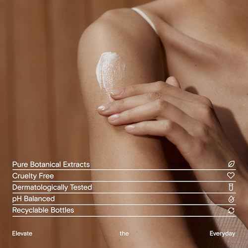 Osana Body Lotion Moisturizer for Dry Skin with Shea Butter & Coconut Oil, Peppermint & Cucumber Scented, 15oz Dual Pack