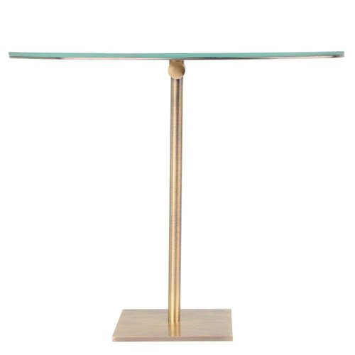 GURUN Large Oval Tabletop Vanity Mirror 7x12 Antique Brass Luxuries Makeup Mirror with Stand for Jeweller's M2017