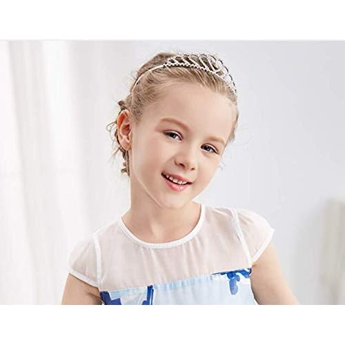 Lovelyshop Girls Heart Rhinestone Tiara Crown for Wedding Prom Birthday Prinecess Party