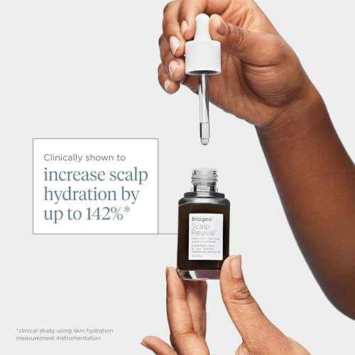 Briogeo Scalp Revival Charcoal + Tea Tree Scalp Treatment, Scalp Serum to Soothe a Dry, Flaky, Itchy Scalp, Absorb Oil, Hydrate Dry Scalp, Clarify Build Up, Vegan, Cruelty-Free, 1 fl oz