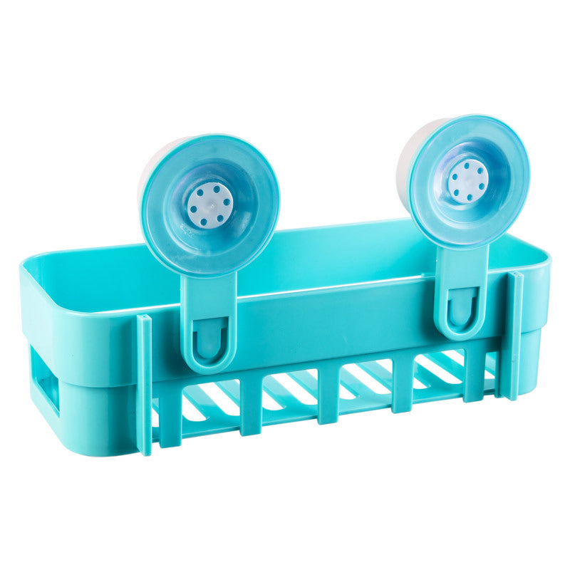 Wall-Mounted Bathroom and Kitchen Storage Rack Punch-Free Space Saver