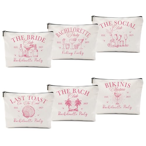 1 Pcs 3 Pcs 4 Pcs Makeup Bag, Girls Trip Gifts Favors Girls Weekend Gifts, Friendship Gifts for Women Bestie Bride