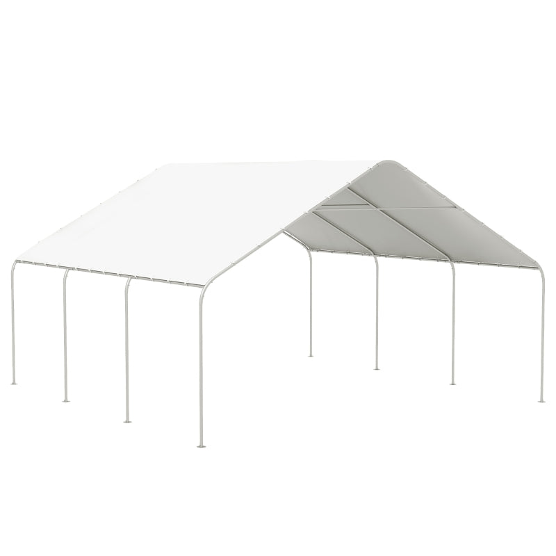 Portable Carport Canopy Tent with UV Cover for Cars, Trucks, Boats