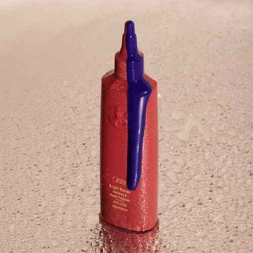 ORIBE Bright Blonde Radiance & Repair Treatment | Purple Toning Restorative Treatment | Brighten, Strengthen, and Restore Color-Treated Blonde Hair