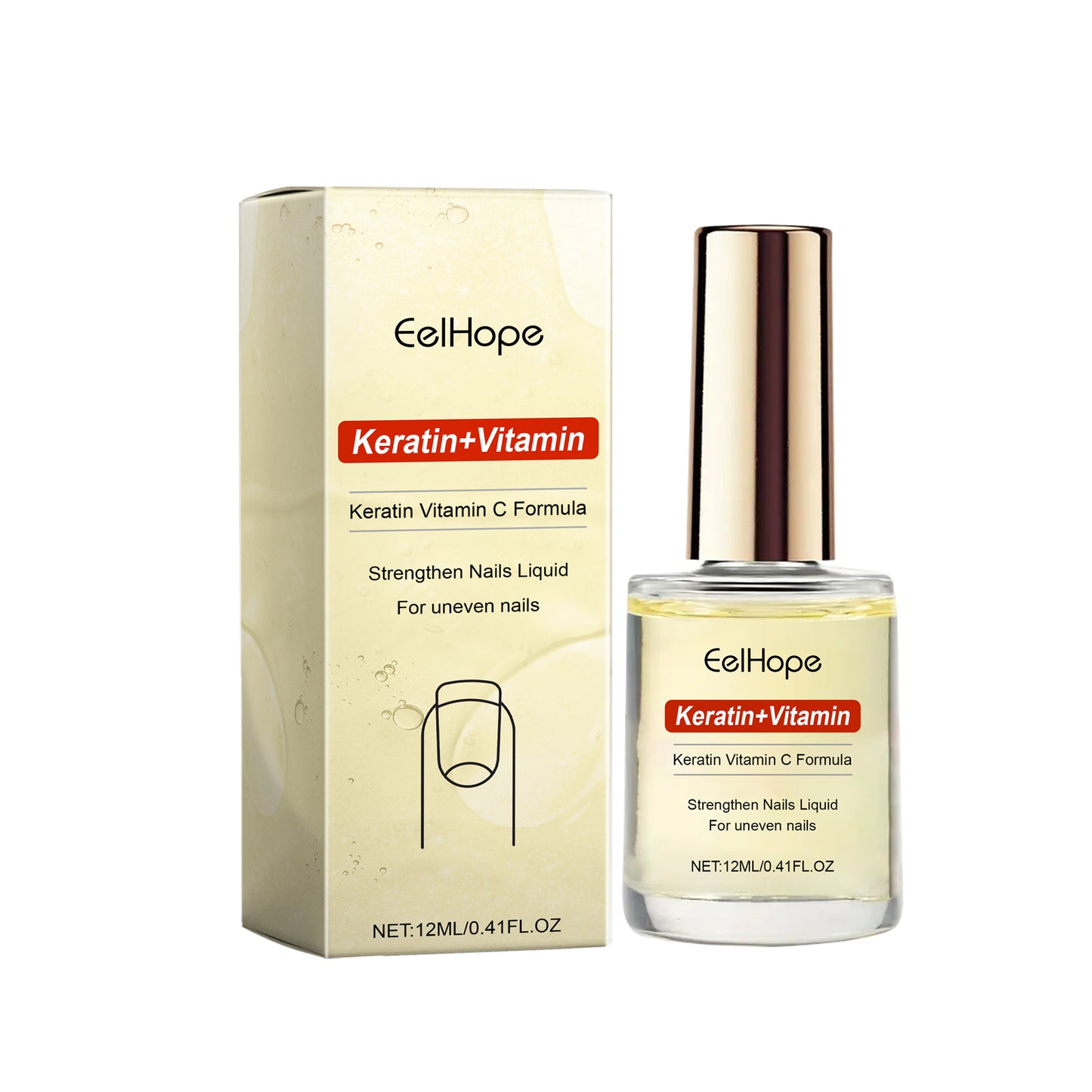 Nail Repair & Care Solution - Moisturizing Essence for Stronger Nails (12ml)