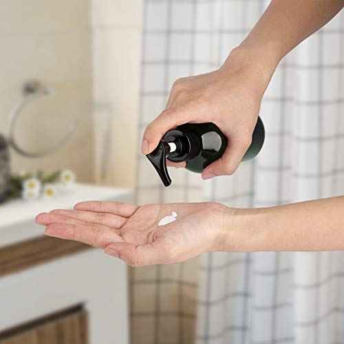 Pump Bottle Dispenser, Yebeauty 10oz/300ml Empty Plastic Shower Refillable Dispenser Soap Shampoo Pump Dispenser Containers with Pump Multipurpose for Cosmetic Kitchen Bathroom, 2-Pack Green