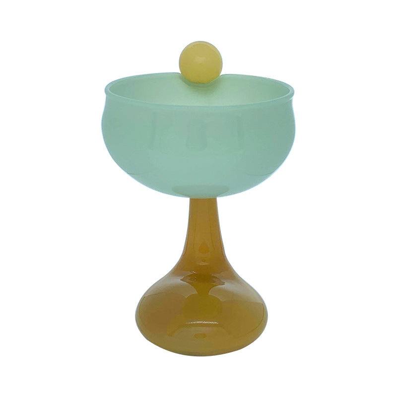 Creative Cartoon Dessert Ice Cream Goblet - Heat-Resistant Glass Drinkware