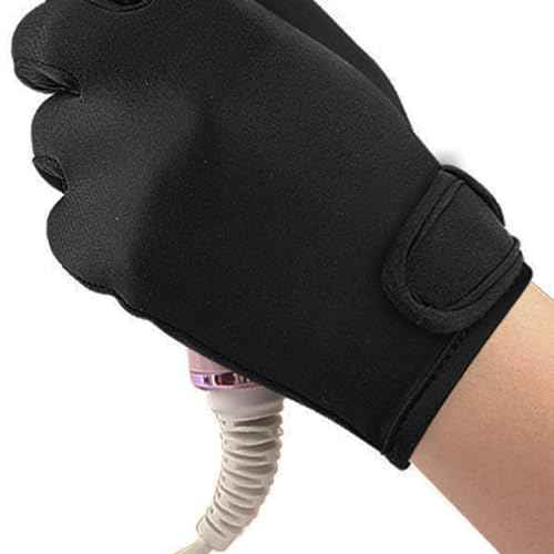 Professional Heat Resistant Glove for Hair Styling Heat Blocking for Curling,Flat Iron and Curling Wand Suitable (Left)