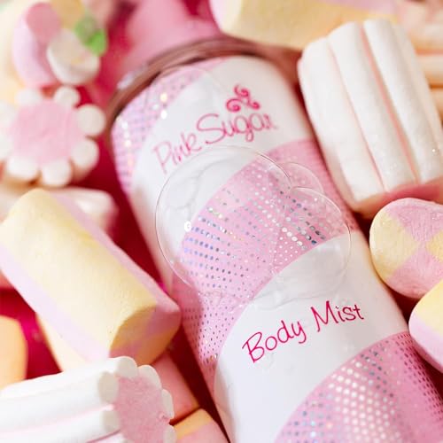 Pink Sugar Eau de Toilette Perfume for Women, Floral + Fruity Scent, Notes of Raspberry, Cotton Candy, and Vanilla, Sweet and Sensual Fragrance