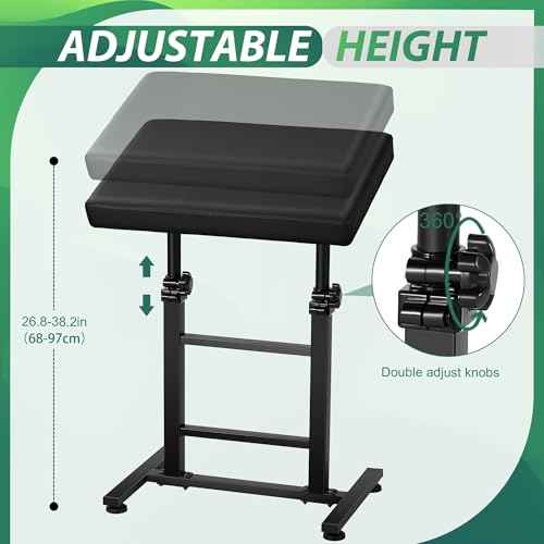 POARMEEY Tattoo Armrest XXL Height Adjustable Oversized Tattoo Arm Rest for Tattoo Supplies