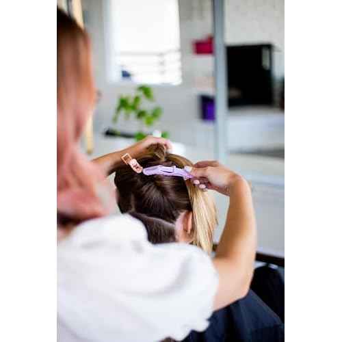 FRAMAR Pastel Alligator Hair Clips 10 Pack - Professional Styling Clips for Hair, Salon Quality Plastic Alligator Clips