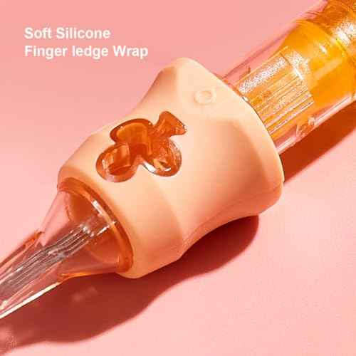 10PCS Clover Finger Ledge Tattoo Needles Cartridge, #12 Standard 11 Round Liner Professional Disposable Cartridges for Rotary Tattoo Machines (1211RL)