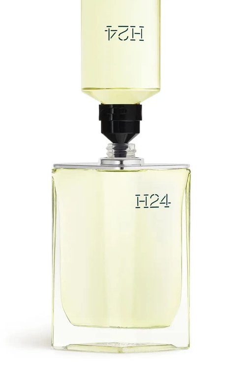 HERMÉS H24 2-Piece Gift Set for Men, (4.2 Oz Eau De Toilette Refillable Spray + 1.0 Oz Eau De Toilette Refillable Spray)