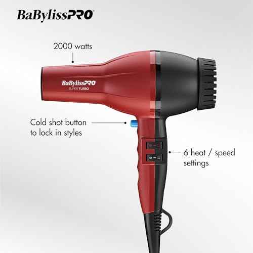 BaBylissPRO B307 2000 Watt Turbo Hair Dryer, 1 ct.
