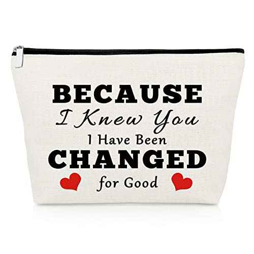 Musical Lover Gifts Music Makeup Bag Musical Theater Gift Music Lover Gift for Best Friend Women Friendship Inspirational Gifts Birthday Gift for Sister Friend Cosmetic Bag Thanksgiving Gift