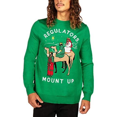 Tipsy Elves Ugly Christmas Sweaters for Men - Colorful and Funny Men's Christmas Sweaters - Hilarious Holiday Pullovers