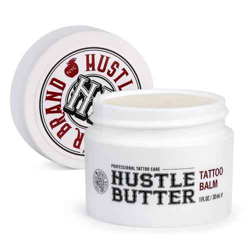 Hustle Butter Deluxe ? Tattoo Butter for Before, During, and After the Tattoo Process ? Lubricates and Moisturizes ? 100% Vegan Replacement for Petroleum-Based Products ? 1 oz