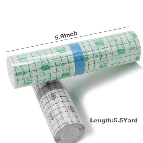 6 Inch * 5.5 Yards Aftercare PU Film Second Skin Tattoo Cover Healing Protection Skin Care Bandage Fast Heal Waterproof Sterile