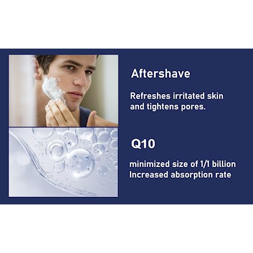 CHARMZONE Albatross Skincare for Men Aftershave Toner and Emulsion Set Father's Day Gift Set Hydrating Moisturizing Nourishing Toner+ Fluid + Travel size Total of 10.5 fl.oz