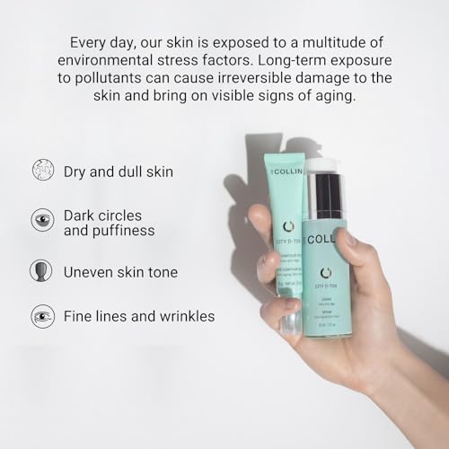 G.M. COLLIN City D-Tox Serum | Urban Face Serum | Hydrates & Visibly Reduces Fine Lines & Revitalizes Dull Skin | Restores Skin Comfort