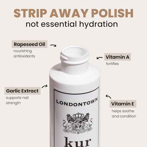 LONDONTOWN kur Strengthening Lacquer Remover, 4 Fl Oz