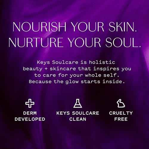 Keys Soulcare Golden Cleanser, Foaming Face Wash Gently Removes Dirt, Makeup & Impurities, Soothes Skin with Manuka Honey, Cruelty-Free, Calming Scent