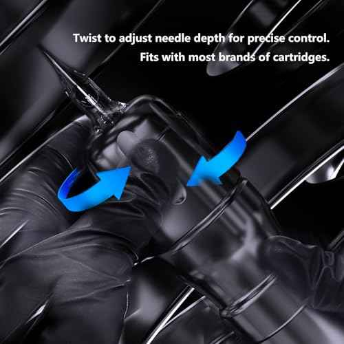 V73 Wireless Tattoo Pen Cartridge Machine, Rotary Tattoo Gun with 1,800mAh Battery, Powerful Coreless Motor, and 3.5mm Stroke for Beginner and Professional Tattoo Artists