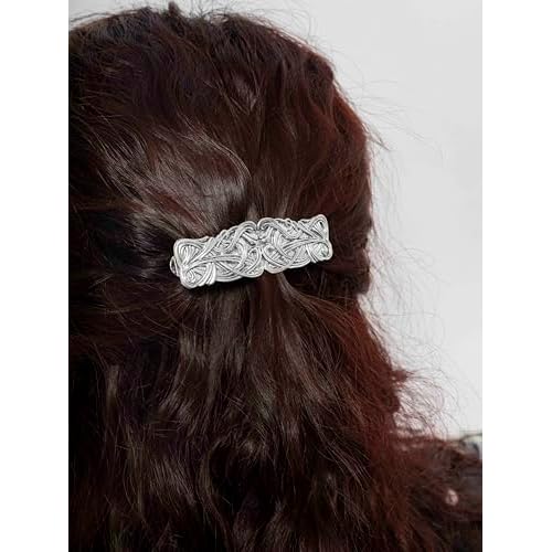 HAQUIL Viking Vintage Rectangular Hairclip, Retro Hair Clip, Celtic Knot Protection, Hair Barrettes Jewelry Hair Accessories Gift for Women