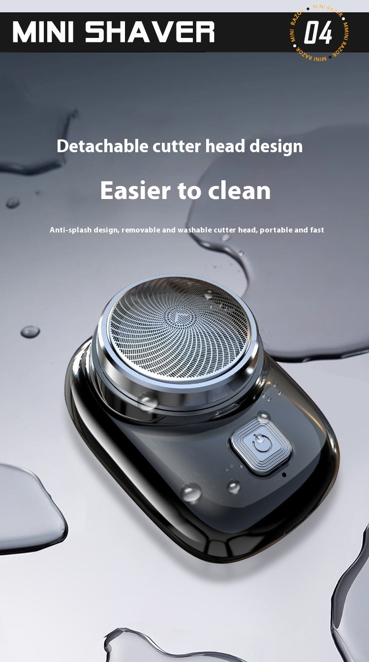 Mini Electric Shaver Compact Rechargeable Razor for Home Use