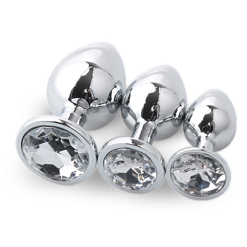Metal Anal Plug Set - Adult Leisure Toys for Backdoor Stimulation